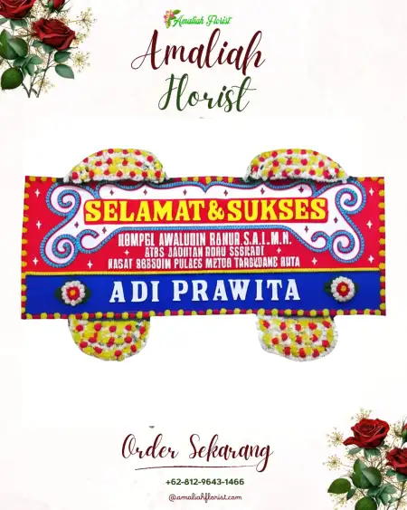 Papan Bunga Ucapan Selamat Pulau Derawan